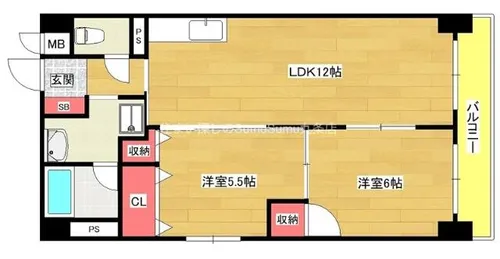 メゾントキワ【310号室】の間取り