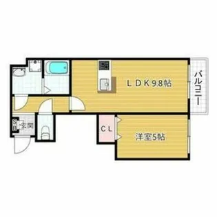 大阪府守口市佐太中町3丁目【マンション】の間取り
