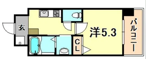 スプランディッド元町山手【2階】の間取り