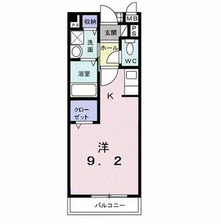 大阪府泉大津市北豊中町3丁目【アパート】の間取り
