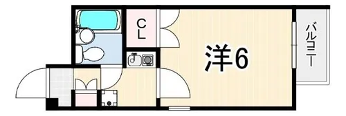 神戸リブプレイス深江南【4階】の間取り