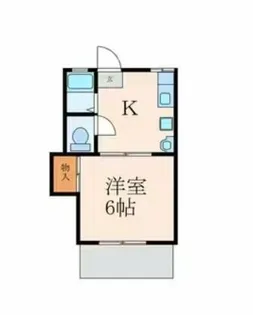 claire felicite(クレールフェリシテ)篠崎【1階】の間取り