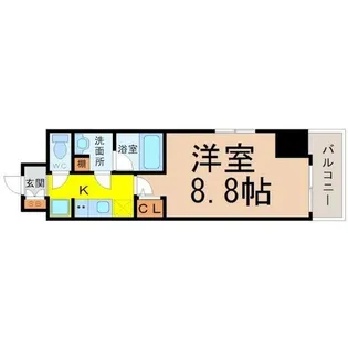 エルスタンザ徳川【7階】の間取り