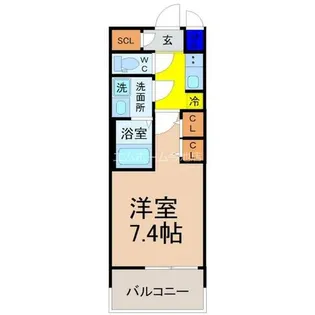 VILLA・SERENO桜山【9階】の間取り