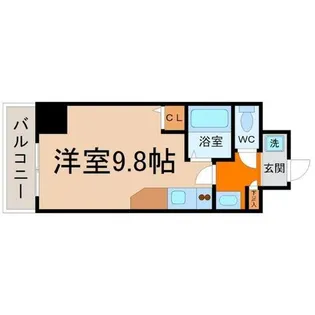 サン・アペックス名駅【9階】の間取り