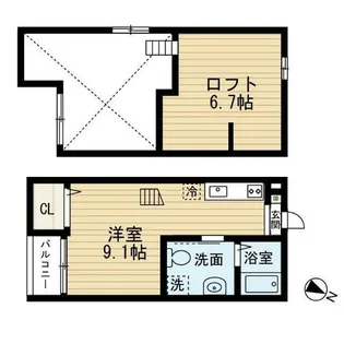 グランコート【1階】の間取り