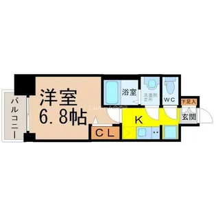プレサンス大曽根駅前ファースト【11階】の間取り