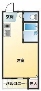 アリーテ今川【1階】の間取り