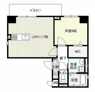 ラトレ白鳥【3階】の間取り
