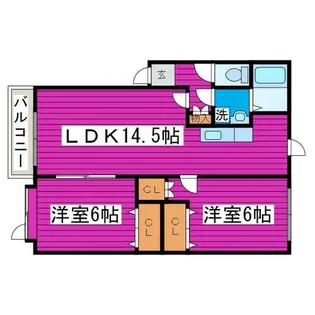 ラ・レジデンス【201号室】の間取り