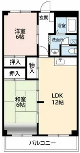 グランシャリオ幸田【1階】の間取り