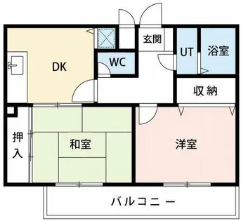 セイント江口【5階】の間取り