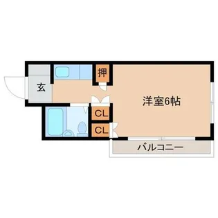 SENSE武庫之荘【3階】の間取り