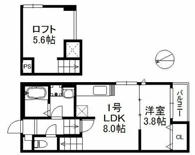 Casa Felice 455【1階】の間取り