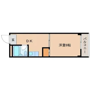 武庫リバーハイツ【4階】の間取り