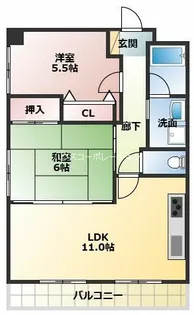 ゼハールト稲葉【1階】の間取り