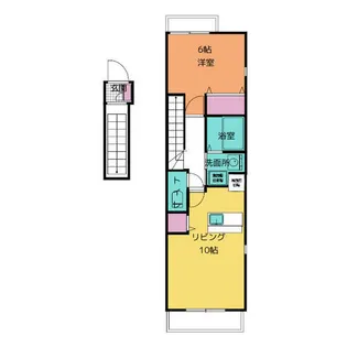 ドゥーハウスⅢ【2階】の間取り