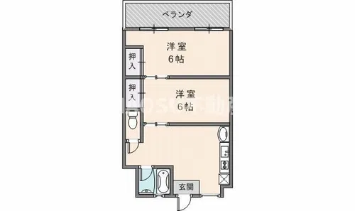 宇奈月マンション【205号室】の間取り