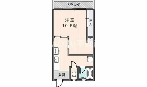 宇奈月マンション【103号室】の間取り