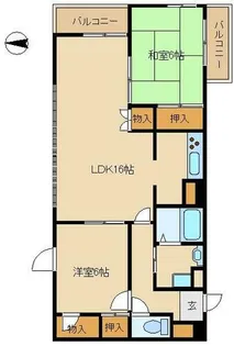 メゾンドファミーユ【1階】の間取り
