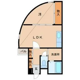 兵庫県尼崎市浜田町5丁目【マンション】の間取り