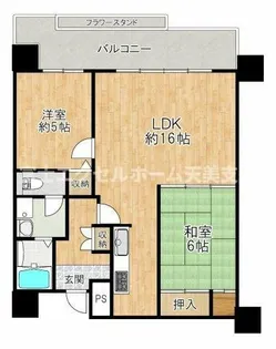 清川六番館【6階】の間取り
