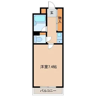 兵庫県尼崎市富松町1丁目【マンション】の間取り