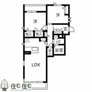 サクラメゾン浄水【306号室】の間取り