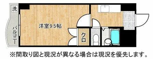 ロイヤルアミューズ【307号室】の間取り