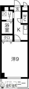 グローリ栄町【3階】の間取り