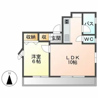 トレスデフタバ【2階】の間取り
