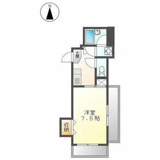 ソレイユ生駒【501号室】の間取り
