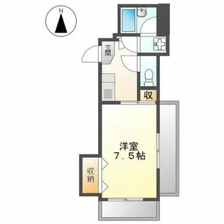 ソレイユ生駒【501号室】の間取り