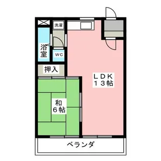 メゾンSⅡ【4階】の間取り