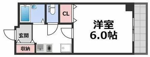 エリットハイツ【1階】の間取り