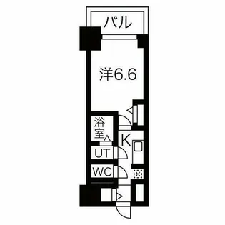 ファステート名古屋駅前ドリーム【6階】の間取り