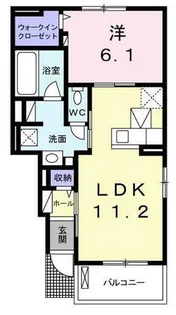 愛知県名古屋市天白区池場2丁目【アパート】の間取り