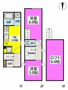 Casita【2階】の間取り
