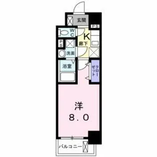 愛知県名古屋市天白区野並3丁目【マンション】の間取り