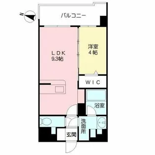 シャトーボヌール【4階】の間取り