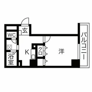 クラウザン徳川【3階】の間取り