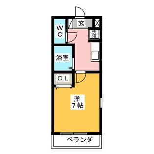 エクセルフジエ【1階】の間取り