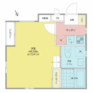 リンデンバウムJ5 B棟【1階】の間取り