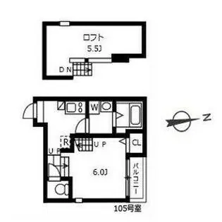 ハーモニーテラス十番Ⅳ【1階】の間取り