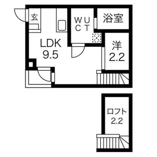 REX新栄【2階】の間取り