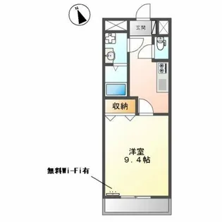 エスポア 井ノ口【2階】の間取り