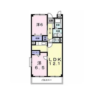 サンスタレ【2階】の間取り