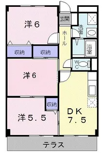 セブン・ヴェル【2階】の間取り
