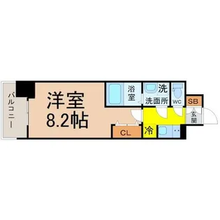 S-RESIDENCE池下西【10階】の間取り
