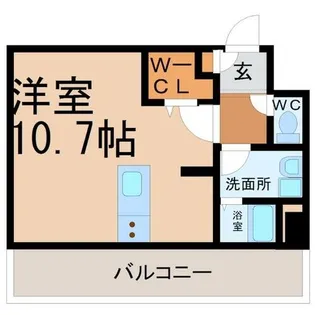 ヴィアロ千種スクエア【5階】の間取り